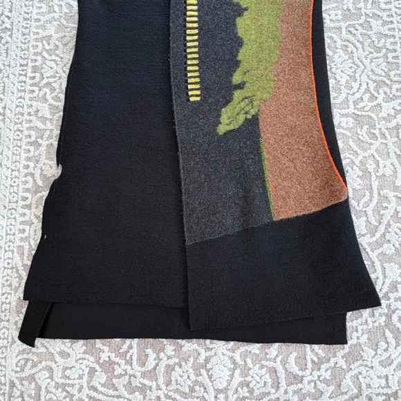 Mina Norton Felted Wool Long Vest - Picture 7 of 15